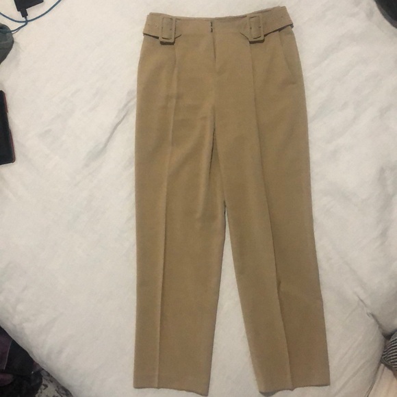 Club Monaco self buckle high waisted pants - Picture 3 of 5